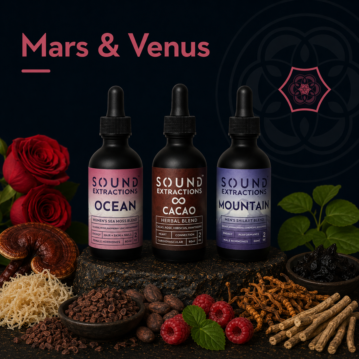 Mars & Venus Bundle | Mountain, Ocean, Cacao