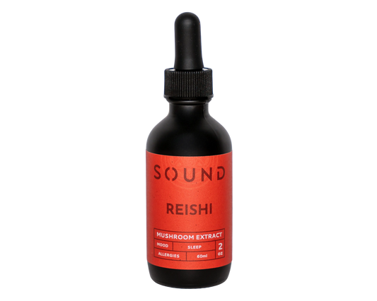 Red Reishi Mushroom Sound Extract 60 ml Bottle