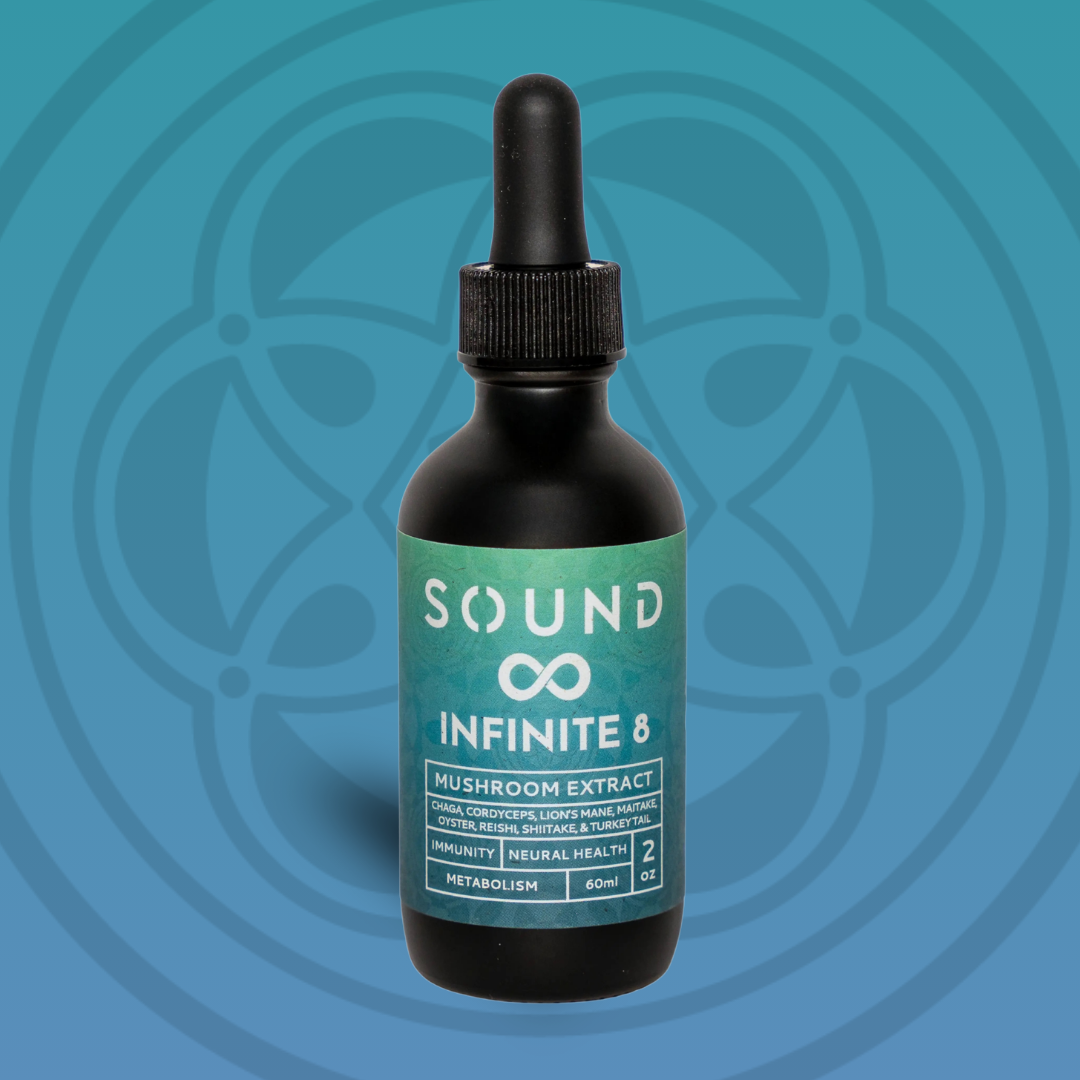 Infinite 8 | 8-Mushroom Sound Extracted Blend for Daily Wellness