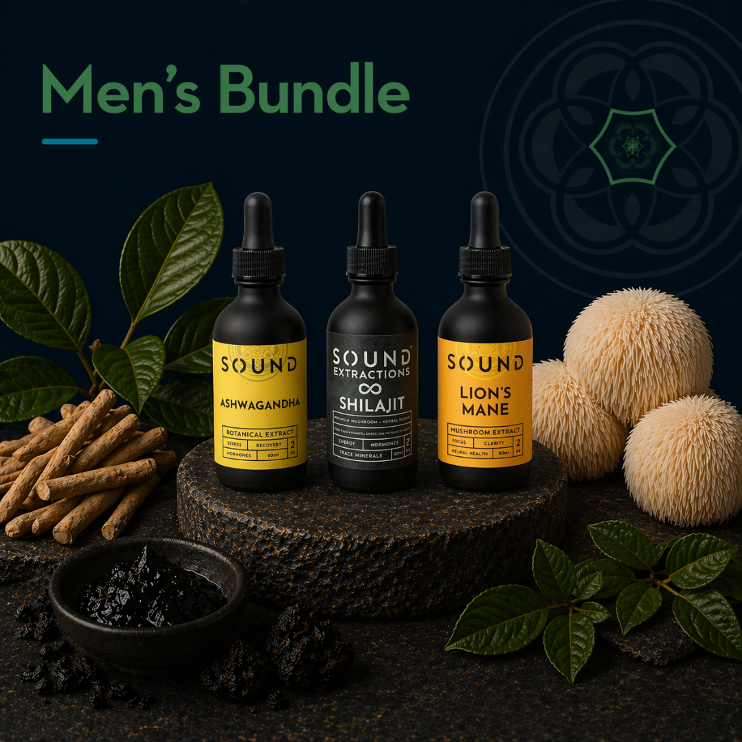 Men's Health Bundle | Shilajit, Ashwagandha, Lion's Mane