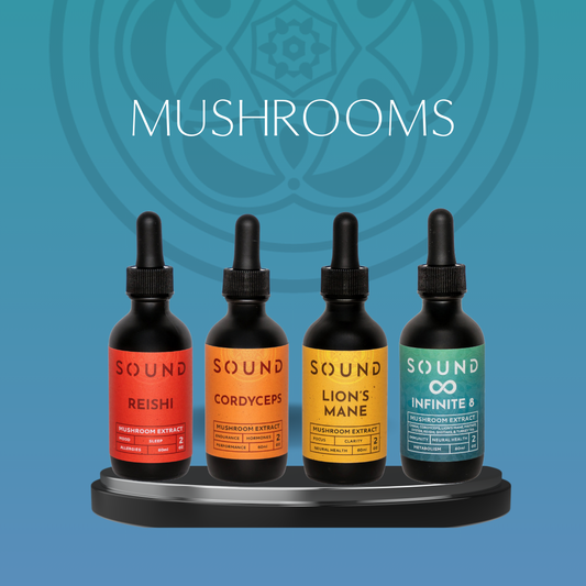 Mushroom Bundle | Sound Extracted Mushroom Bundle for Overall Wellness